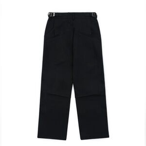 Yiyae Black Adjustable Buckle Pants